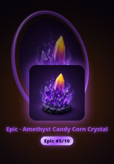 Collectible reveal with edition number