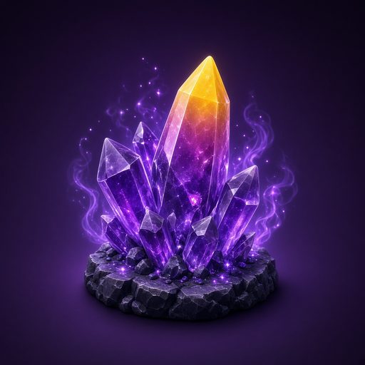Amethyst Candy Corn Crystal